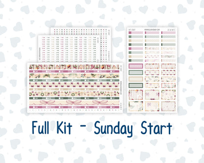 Kit 0307 - Laurel Denise The Jo Planner - Weekly Kit - December - Velvet Hearth
