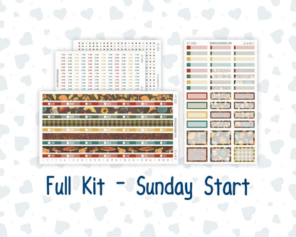 Kit 0302 - Laurel Denise The Jo Planner - Weekly Kit - November - Thankful Season
