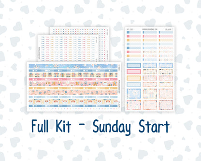 Kit 0305 - Laurel Denise The Jo Planner - Weekly Kit - December - Sugarplum Parade