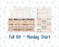 Kit 0298 - Laurel Denise The Jo Planner - Weekly Kit - October - Velvet Bloom