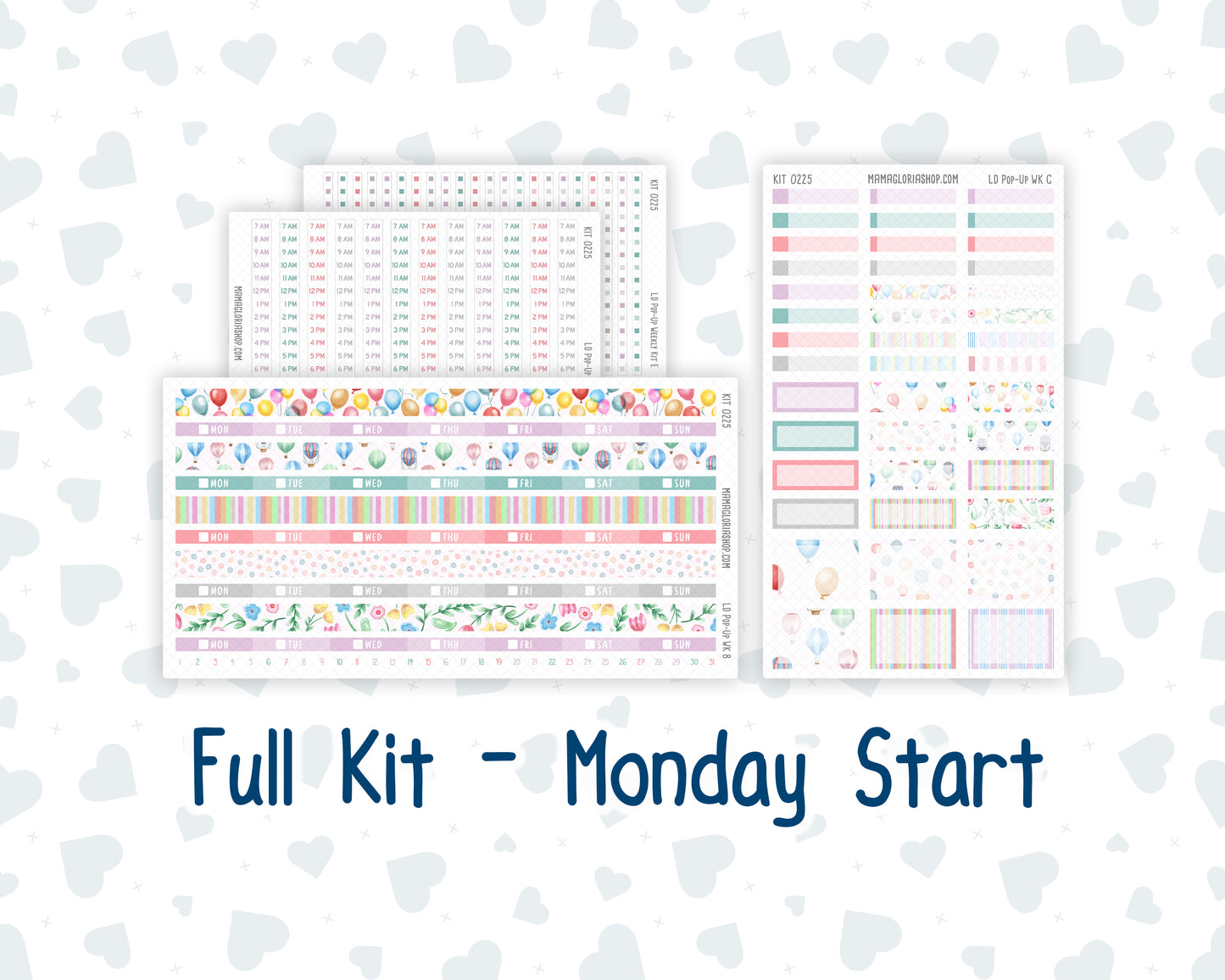 Kit 0225 - Laurel Denise Pop-Up - Weekly Kit - July - Carnival Joy