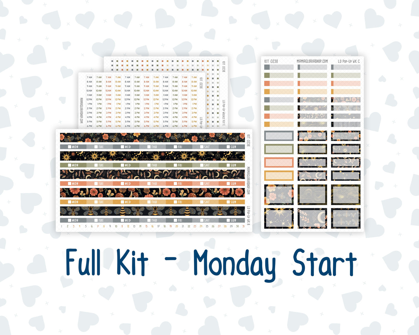 Kit 0238 - Laurel Denise Pop-Up - Weekly Kit - October - Starry Autumn Nights