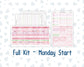 Kit 0253 - Laurel Denise The Jo Planner - Weekly Kit - February - Rosy Daydreams
