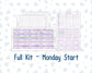 Kit 0263 - Laurel Denise The Jo Planner - Weekly Kit - April - Lavender Drift