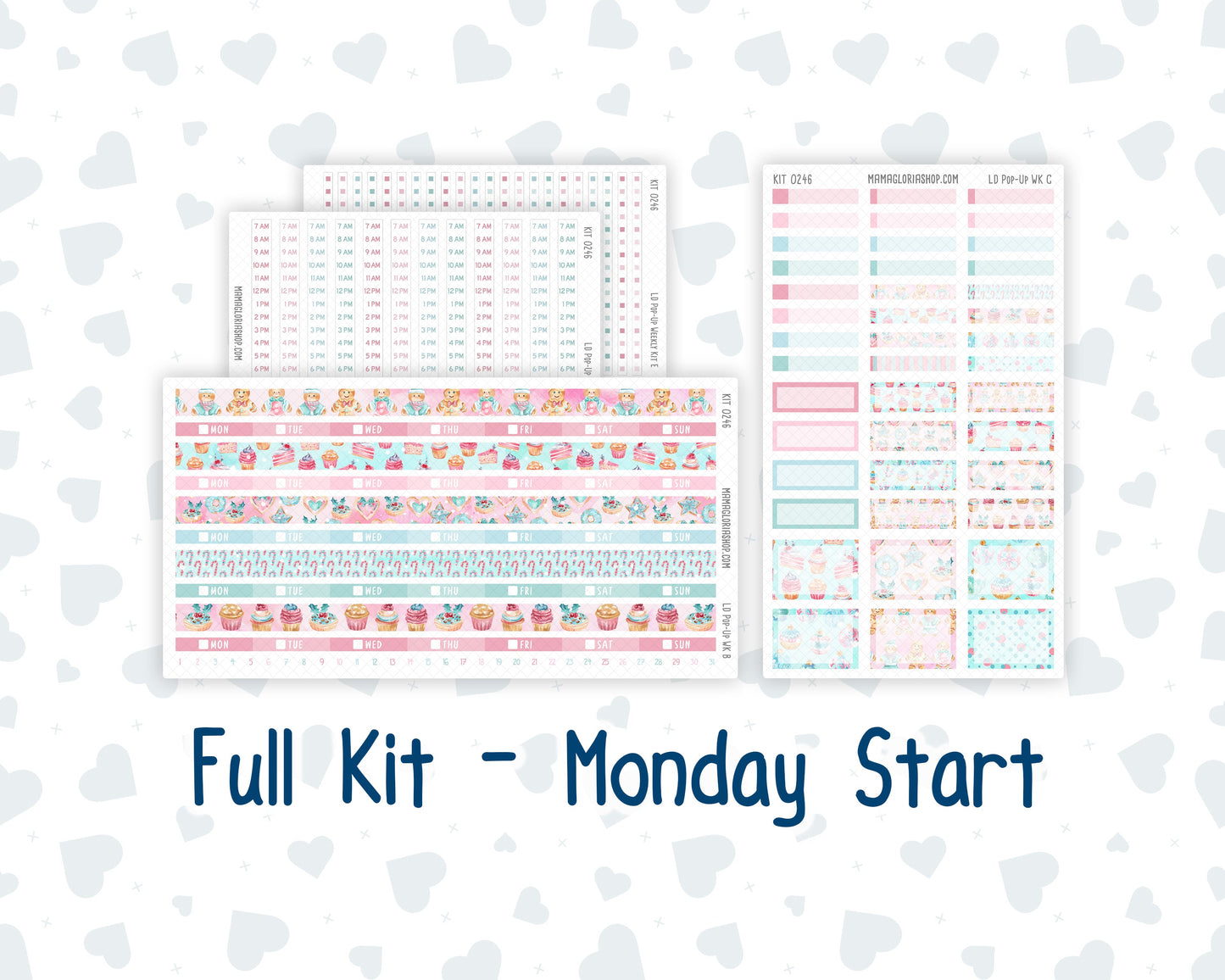 Kit 0246 - Laurel Denise Pop-Up - Weekly Kit - December - Gingerbread Sweets