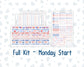 Kit 0273 - Laurel Denise The Jo Planner - Weekly Kit - July - Americana In Bloom