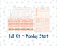 Kit 0278 - Laurel Denise The Jo Planner - Weekly Kit - August - Oops, All Peaches
