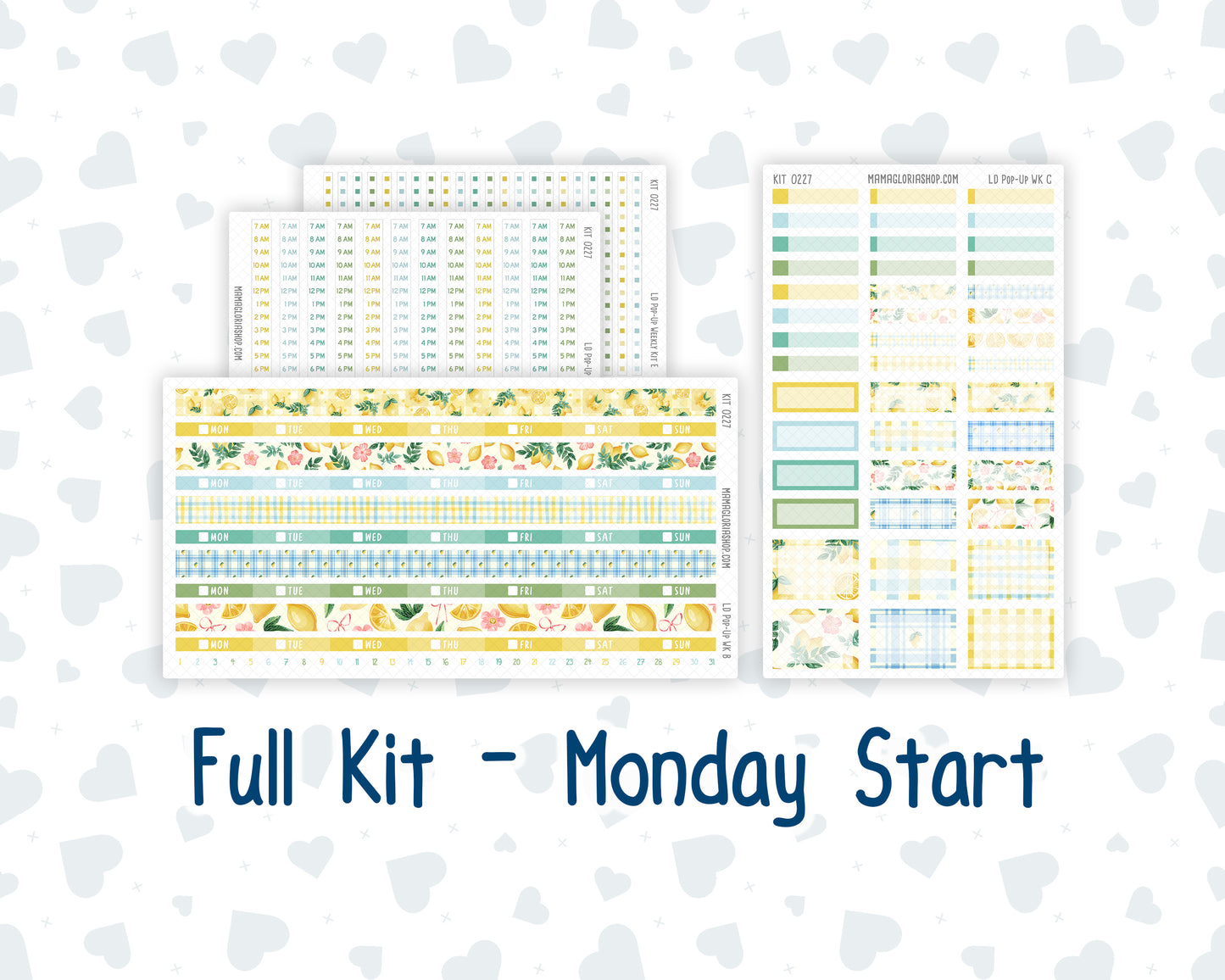 Kit 0227 - Laurel Denise Pop-Up - Weekly Kit - July - Lemon Grove