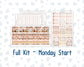 Kit 0296 - Laurel Denise The Jo Planner - Weekly Kit - September - Coffee Break