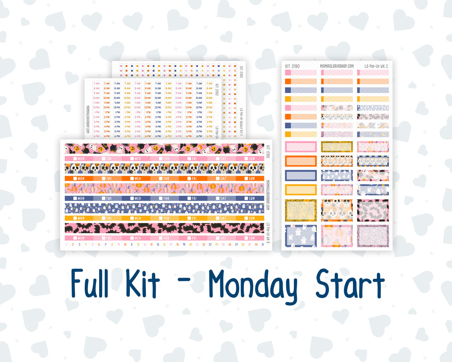 Kit 0190 - Laurel Denise Pop-Up - Weekly Kit - October - Halloween Spooktacular