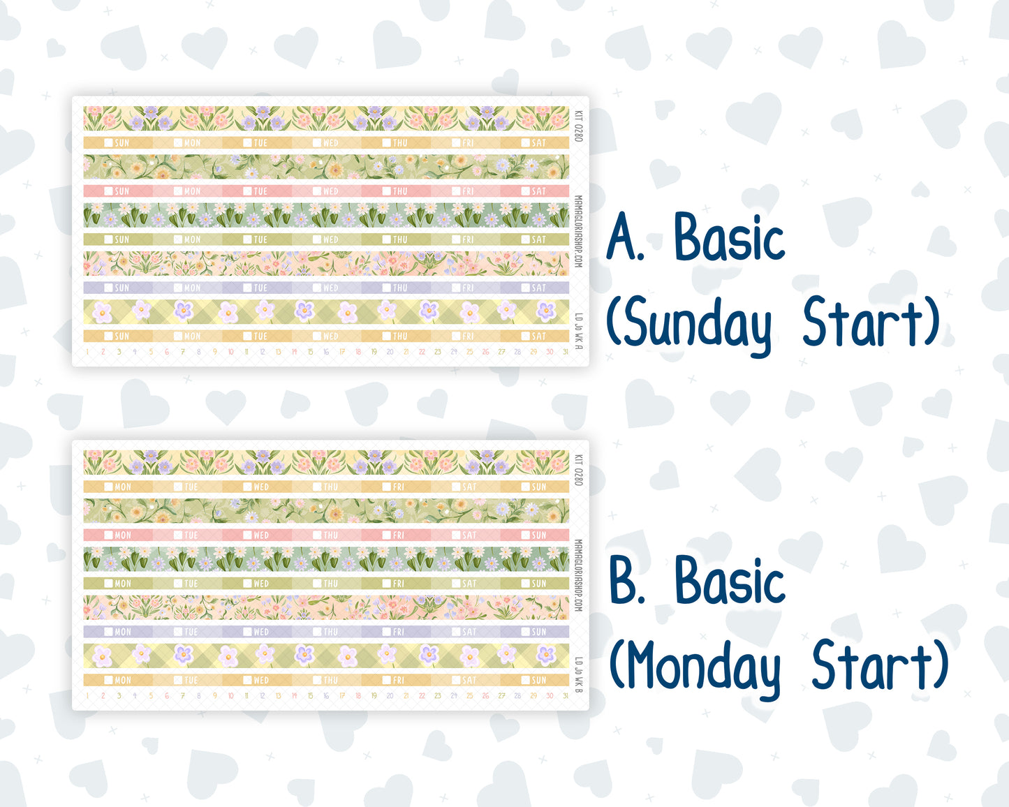 Kit 0280 - Laurel Denise The Jo Planner - Weekly Kit - Half Past Six In August