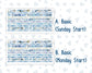 Kit 0249 - Laurel Denise The Jo Planner - Weekly Kit - January - Icy Lace