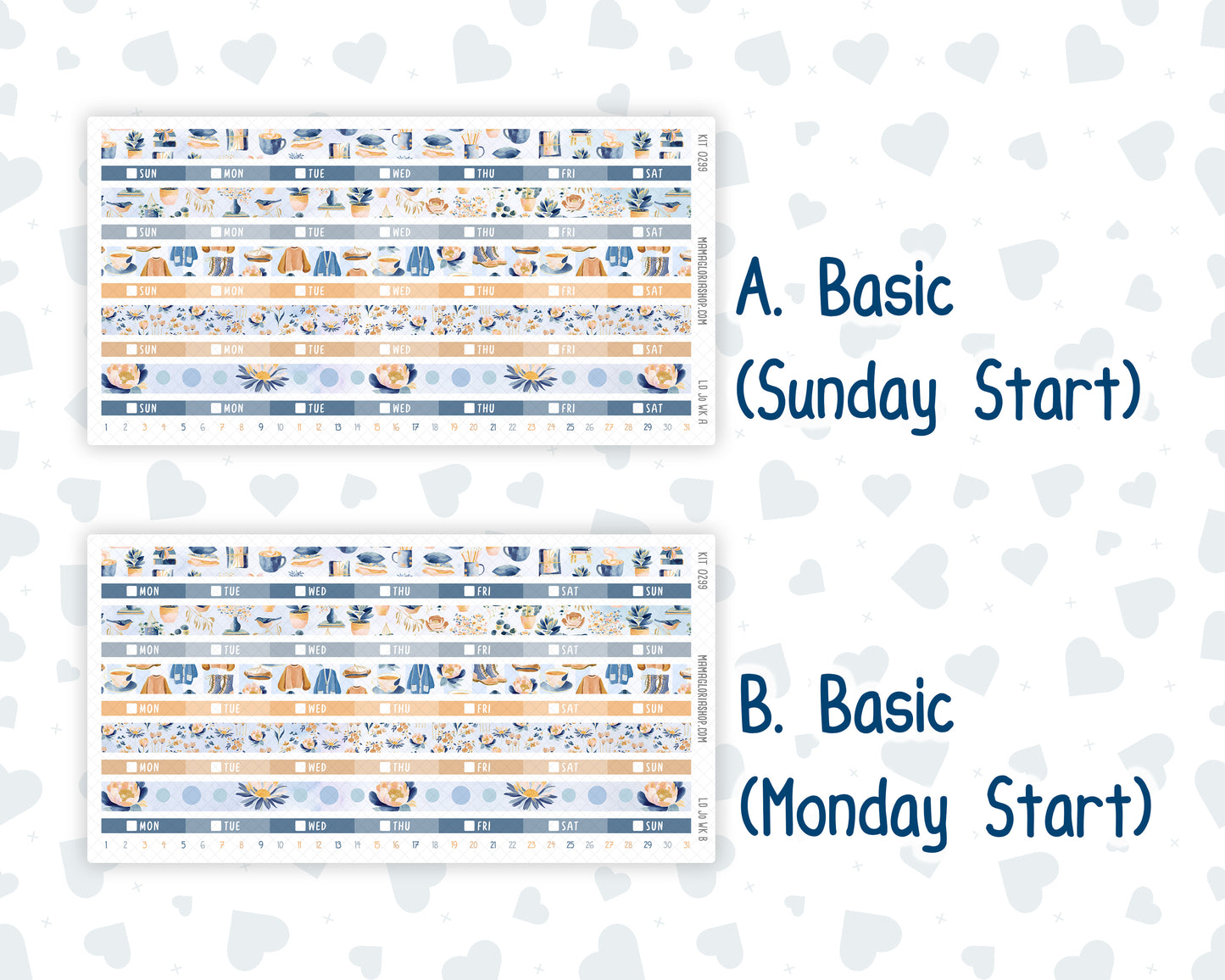 Kit 0299 - Laurel Denise The Jo Planner - Weekly Kit - October - Book Nook