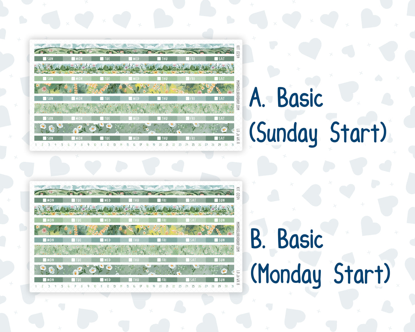 Kit 0264 - Laurel Denise The Jo Planner - Weekly Kit - May - Spring Walk