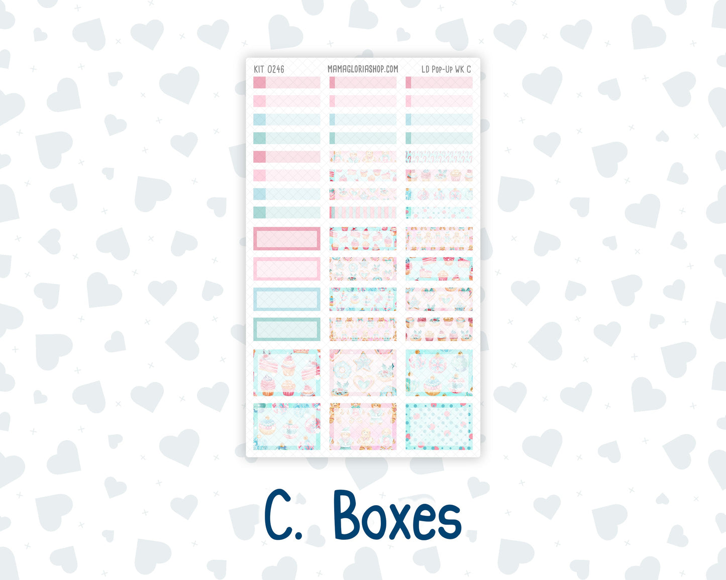 Kit 0246 - Laurel Denise Pop-Up - Weekly Kit - December - Gingerbread Sweets