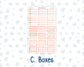 Kit 0278 - Laurel Denise The Jo Planner - Weekly Kit - August - Oops, All Peaches