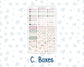 Kit 0307 - Laurel Denise The Jo Planner - Weekly Kit - December - Velvet Hearth