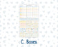 Kit 0265 - Laurel Denise The Jo Planner - Weekly Kit - May - Honeybee Sky