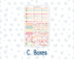 Kit 0271 - Laurel Denise The Jo Planner - Weekly Kit - June - Strawberry Shore