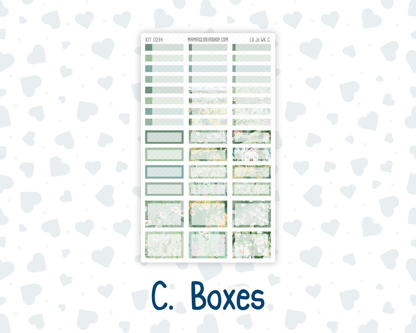 Kit 0264 - Laurel Denise The Jo Planner - Weekly Kit - May - Spring Walk