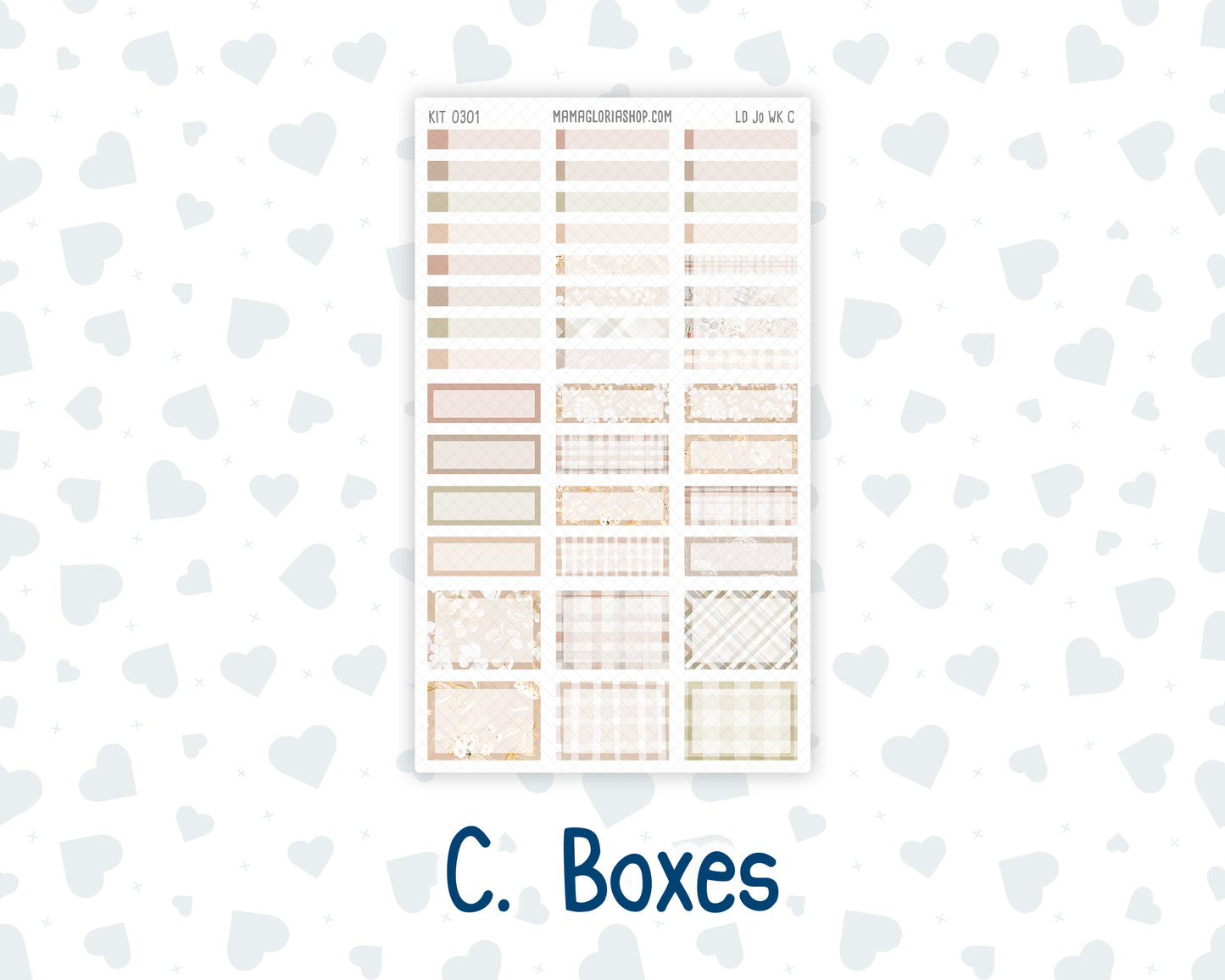 Kit 0301 - Laurel Denise The Jo Planner - Weekly Kit - November - Sunday Comfort