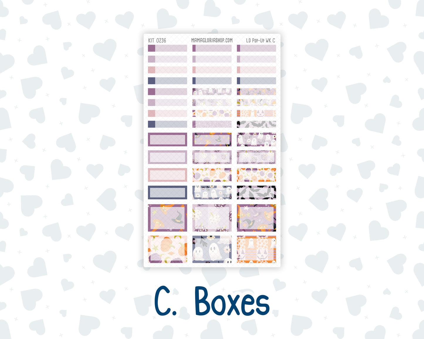 Kit 0236 - Laurel Denise Pop-Up - Weekly Kit - October - Sweet & Spooky