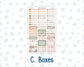 Kit 0298 - Laurel Denise The Jo Planner - Weekly Kit - October - Velvet Bloom