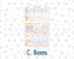 Kit 0269 - Laurel Denise The Jo Planner - Weekly Kit - June - Dolce Mare