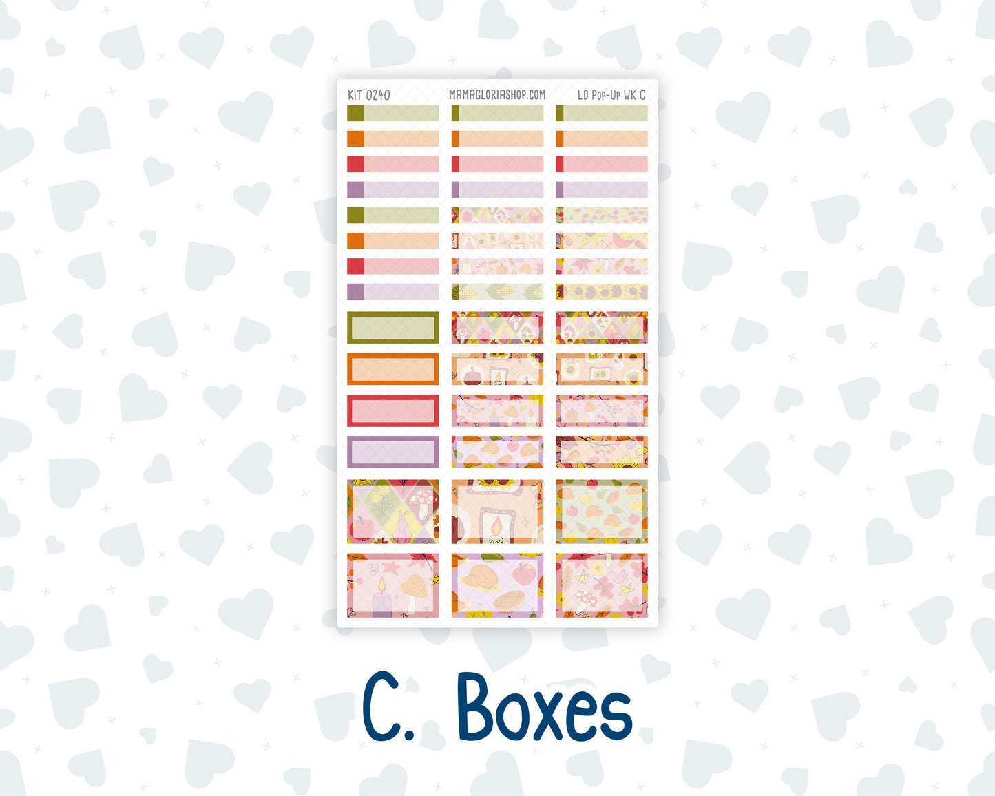 Kit 0240 - Laurel Denise Pop-Up - Weekly Kit - November - Cozy Thanksgiving