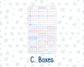 Kit 0252 - Laurel Denise The Jo Planner - Weekly Kit - February - Tokyo Candy Cloud
