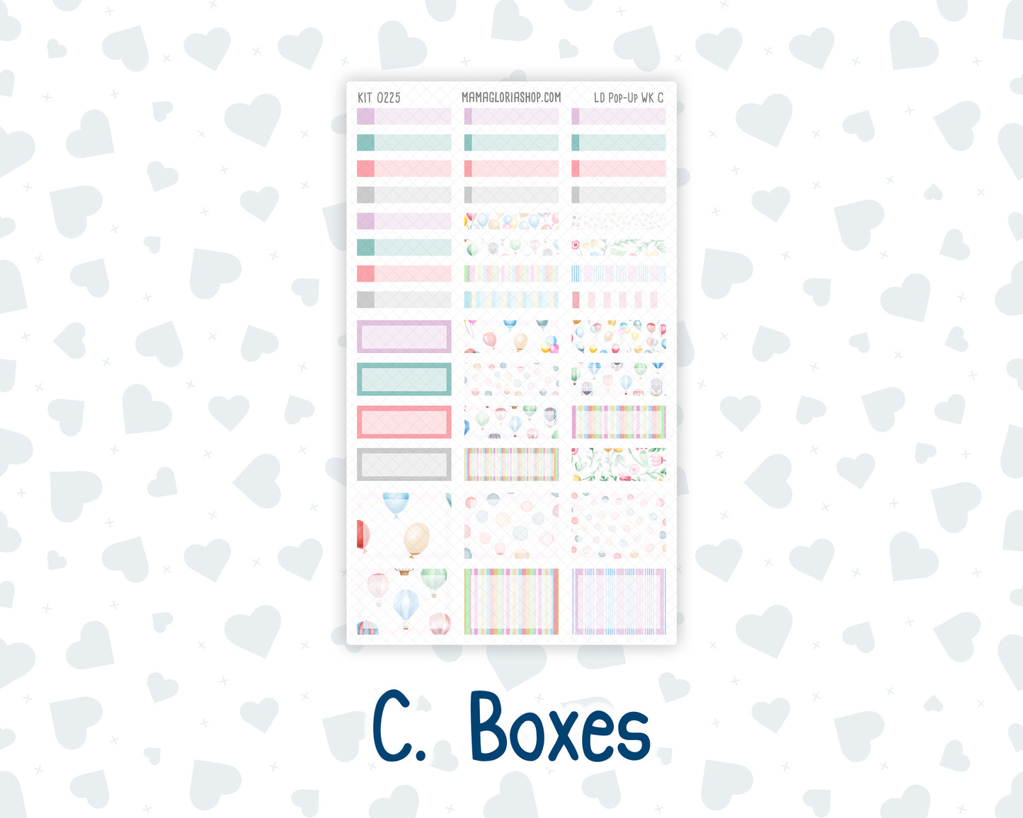 Kit 0225 - Laurel Denise Pop-Up - Weekly Kit - July - Carnival Joy