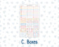 Kit 0270 - Laurel Denise The Jo Planner - Weekly Kit - June - Beachside Bliss