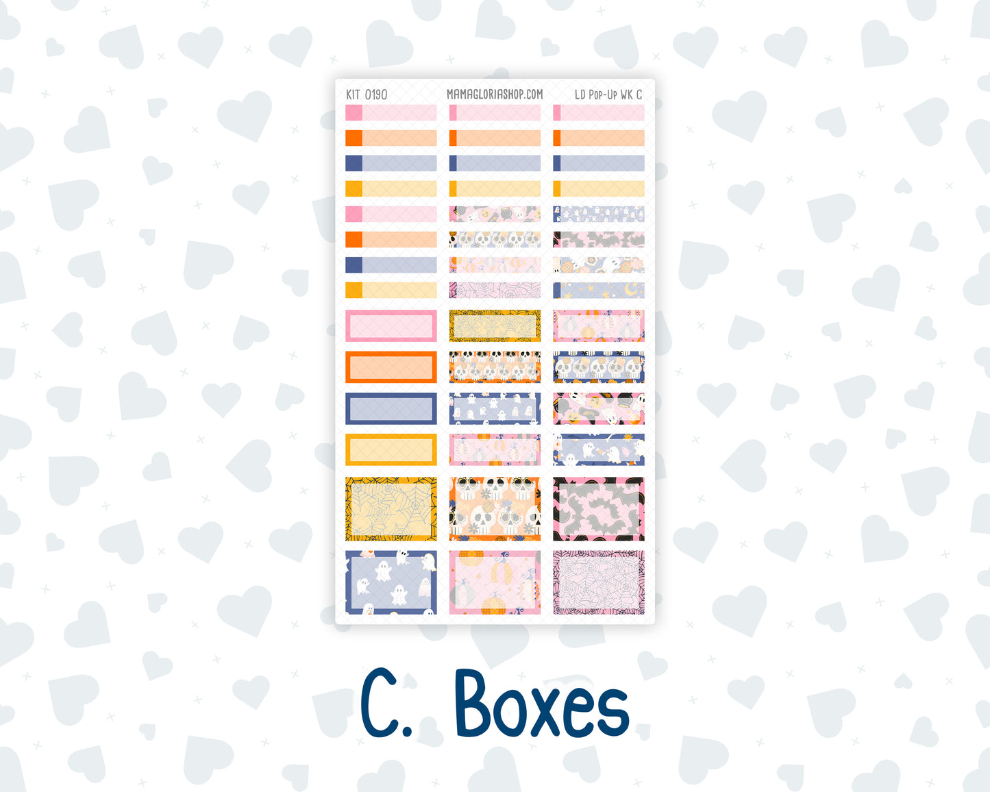 Kit 0190 - Laurel Denise Pop-Up - Weekly Kit - October - Halloween Spooktacular