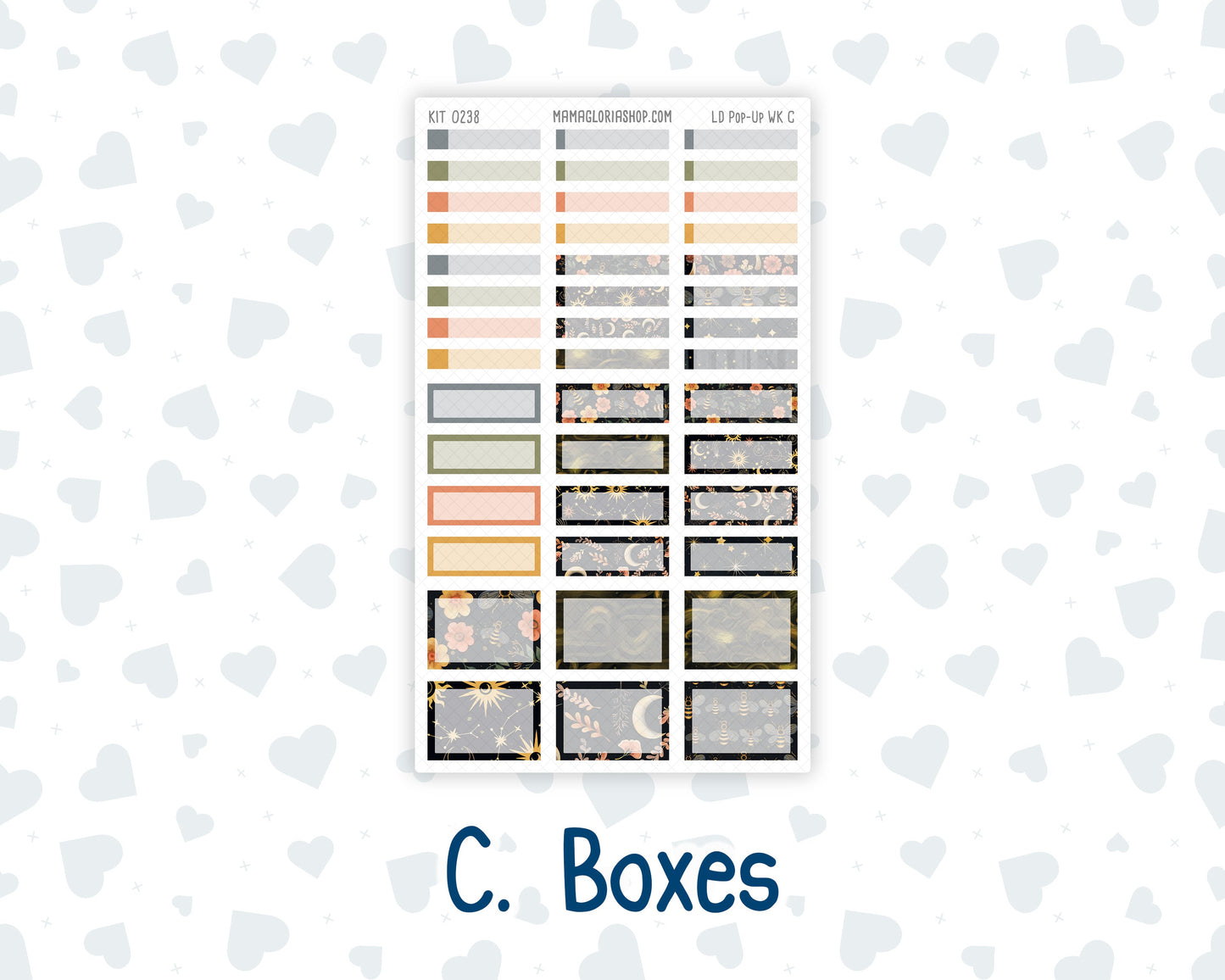 Kit 0238 - Laurel Denise Pop-Up - Weekly Kit - October - Starry Autumn Nights