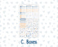 Kit 0299 - Laurel Denise The Jo Planner - Weekly Kit - October - Book Nook