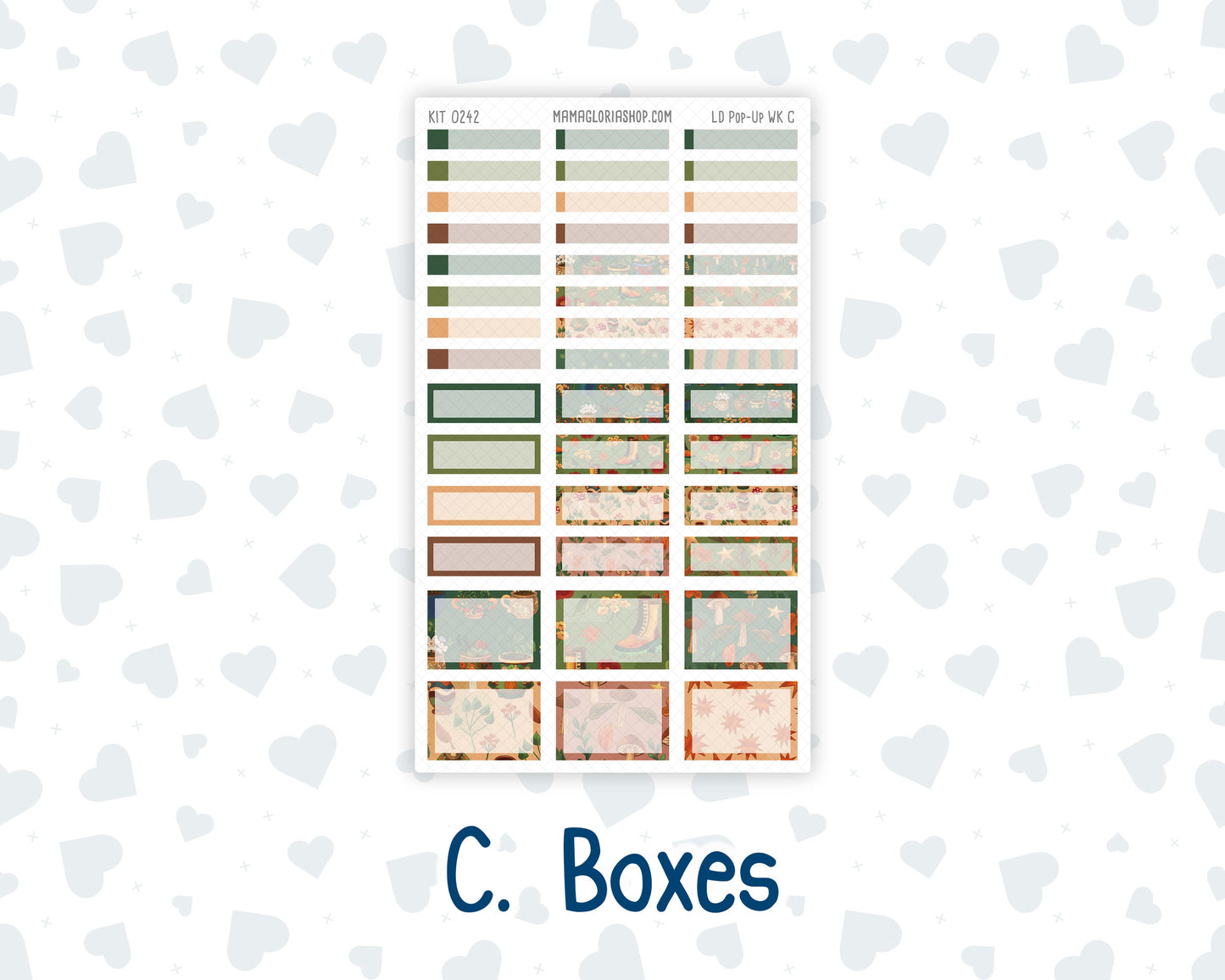 Kit 0242 - Laurel Denise Pop-Up - Weekly Kit - November - Cottage Autumn