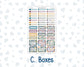 Kit 0304 - Laurel Denise The Jo Planner - Weekly Kit - November - Autumn In Bloom