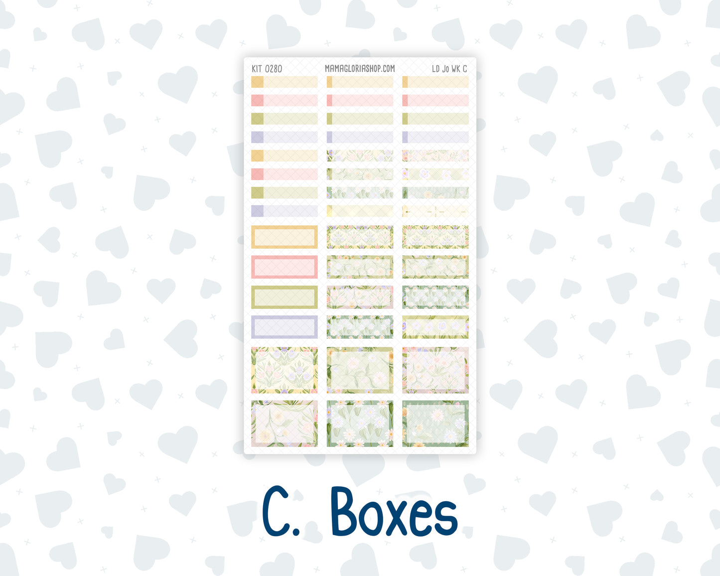 Kit 0280 - Laurel Denise The Jo Planner - Weekly Kit - Half Past Six In August