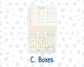 Kit 0280 - Laurel Denise The Jo Planner - Weekly Kit - Half Past Six In August