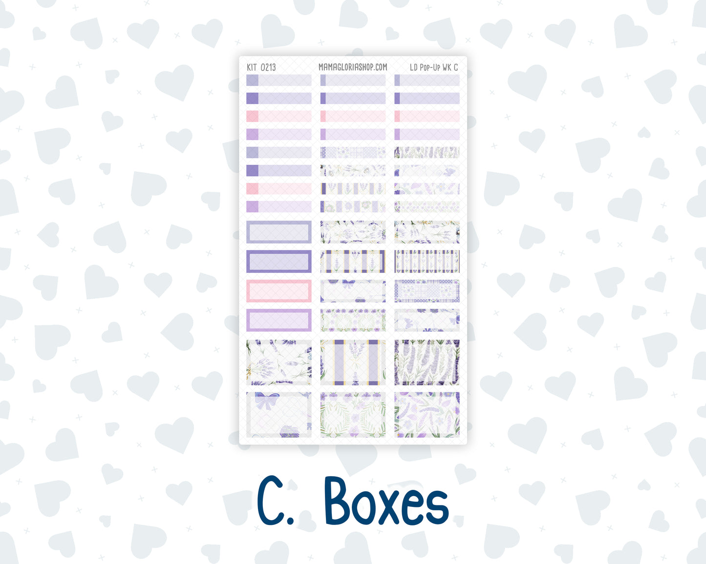 Kit 0213- Laurel Denise Pop-Up - Weekly Kit - April - Provence