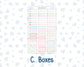 Kit 0262 - Laurel Denise The Jo Planner - Weekly Kit - April - Spring Puffs