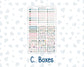 Kit 0275 - Laurel Denise The Jo Planner - Weekly Kit - July - Tropical Safari Blush