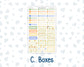 Kit 0229 - Laurel Denise Pop-Up - Weekly Kit - August - Golden Faces