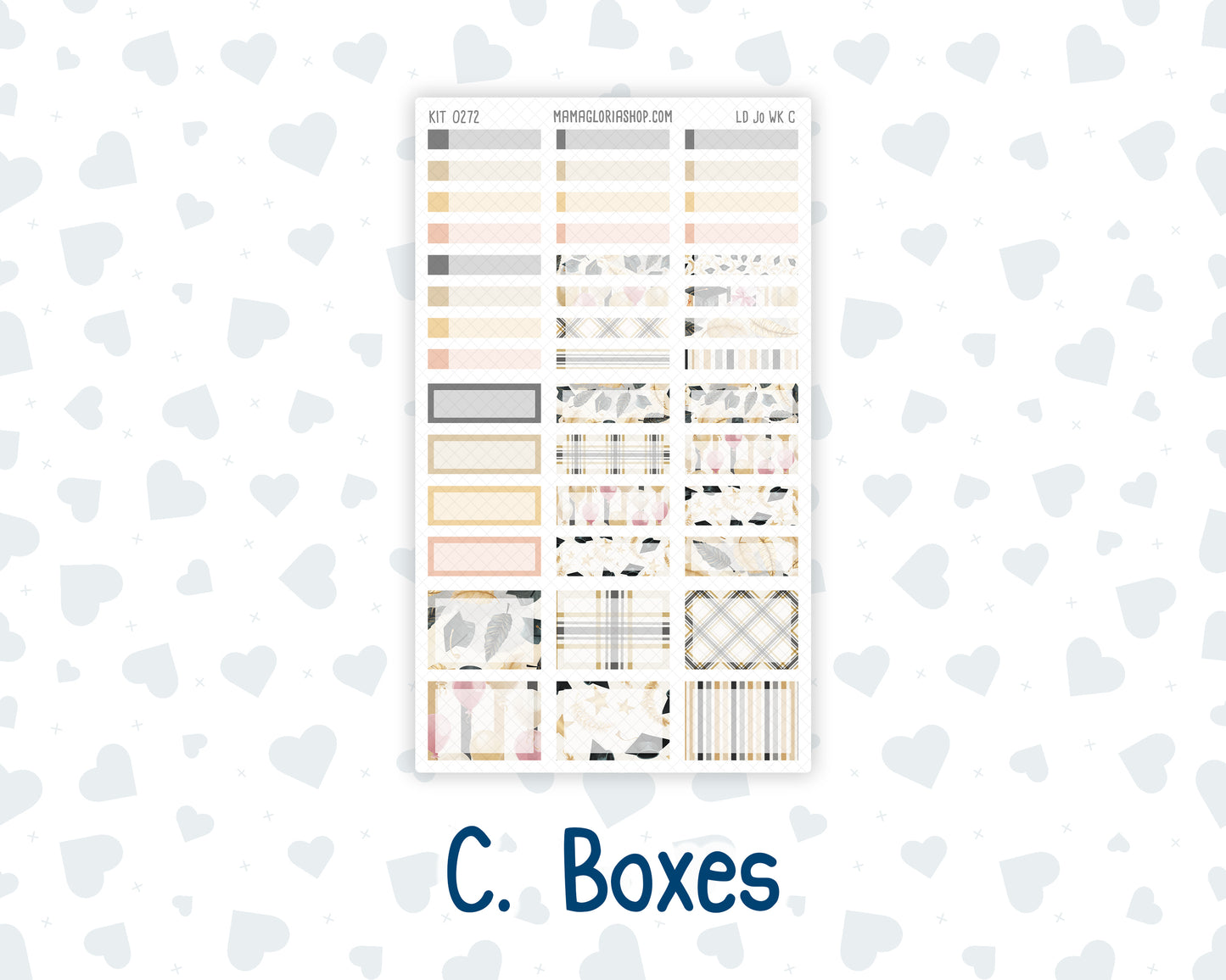 Kit 0272 - Laurel Denise The Jo Planner - Weekly Kit - May - Graduation