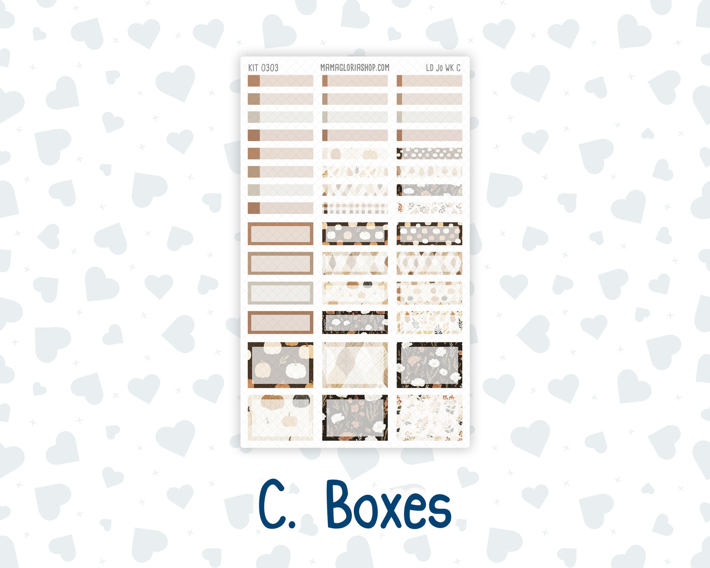 Kit 0303 - Laurel Denise The Jo Planner - Weekly Kit - November - Into The Woods