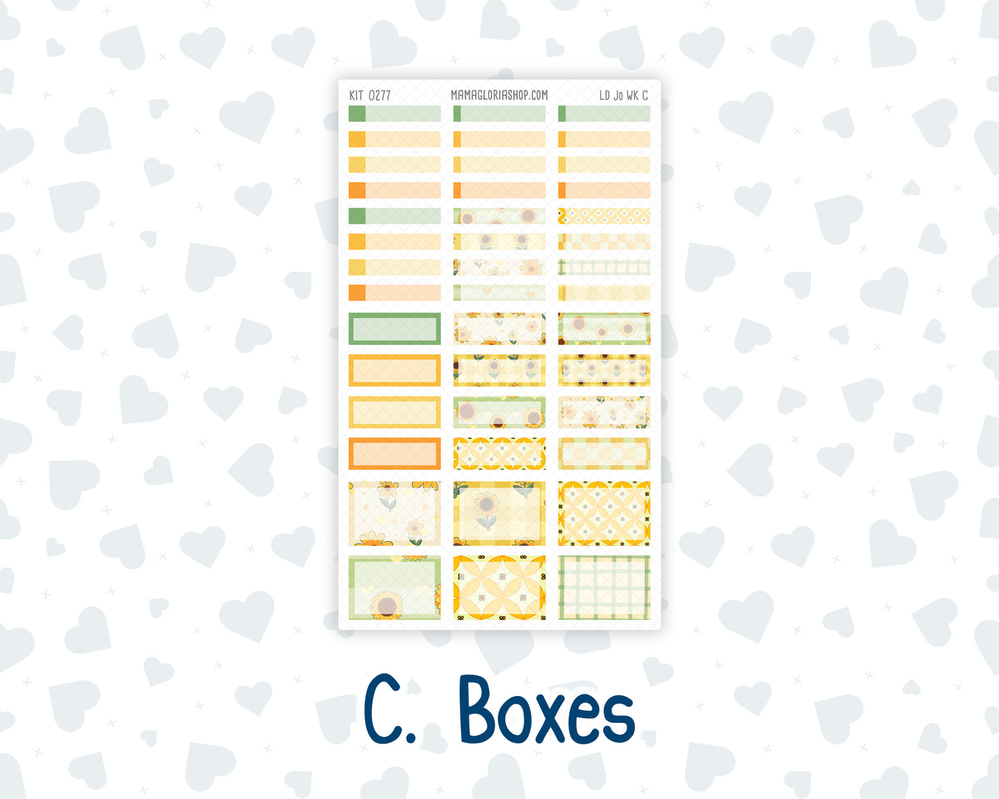 Kit 0277 - Laurel Denise The Jo Planner - Weekly Kit - August - Sunflower Drama Club