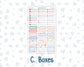 Kit 0306 - Laurel Denise The Jo Planner - Weekly Kit - December - Jolly Mischief