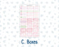 Kit 0253 - Laurel Denise The Jo Planner - Weekly Kit - February - Rosy Daydreams