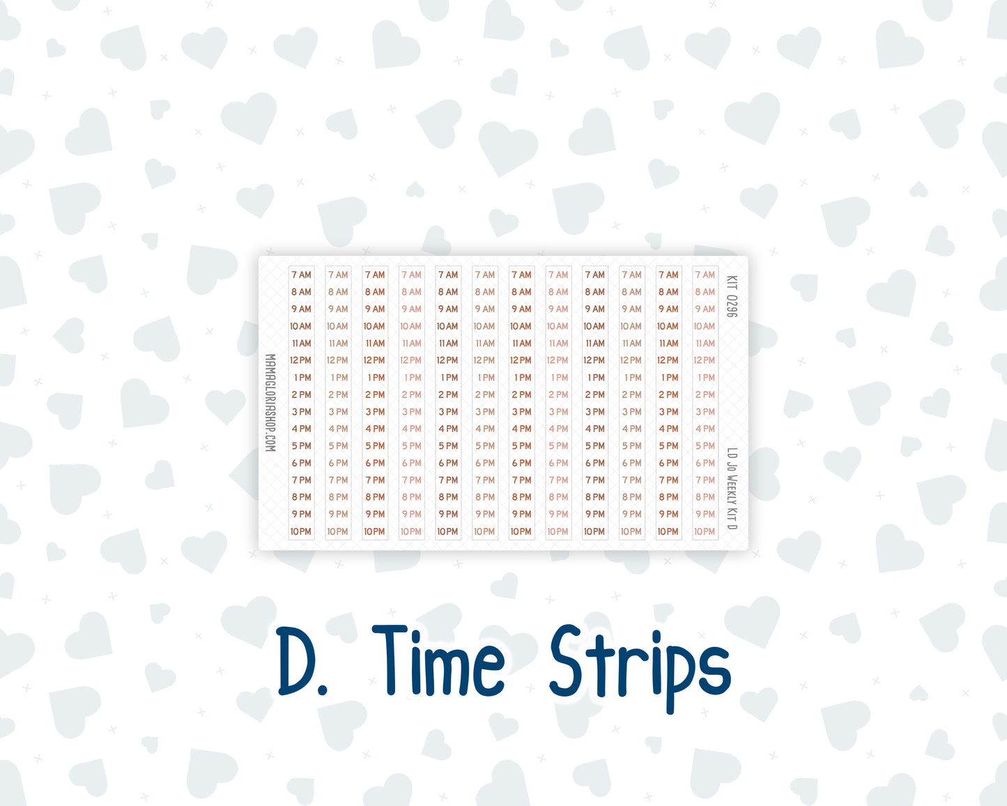 Kit 0296 - Laurel Denise The Jo Planner - Weekly Kit - September - Coffee Break