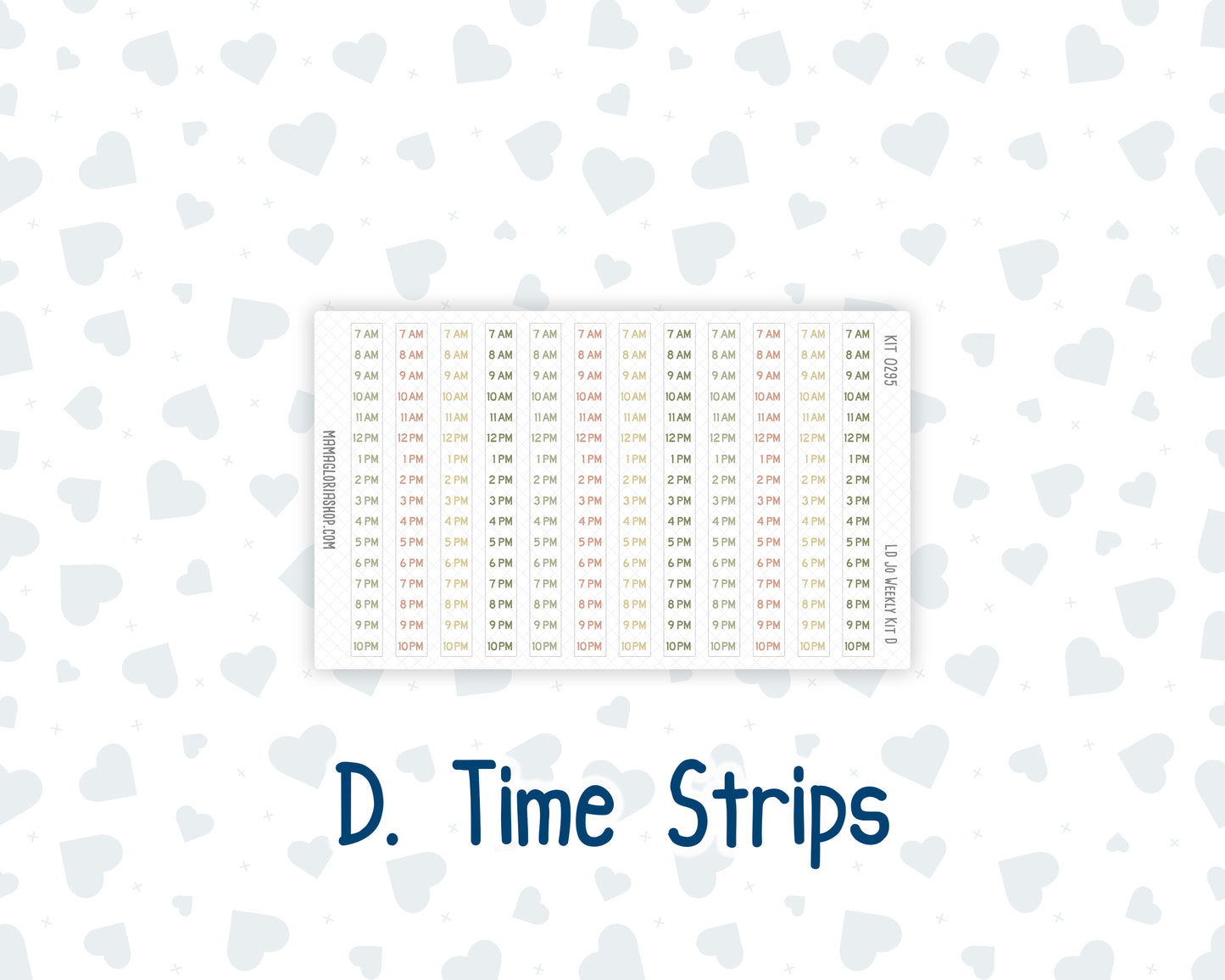 Kit 0295 - Laurel Denise The Jo Planner - Weekly Kit - September - Apple Harvest